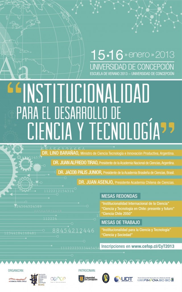 Jornada “Institucionalidad para el Desarrollo de Ciencia y Tecnología”