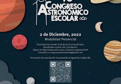 Décimo Congreso Astronómico Escolar vuelve a la presencialidad en la Universidad de Concepción