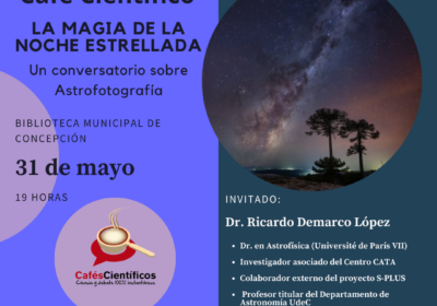 La astrofotografía se toma el Café Científico de mayo